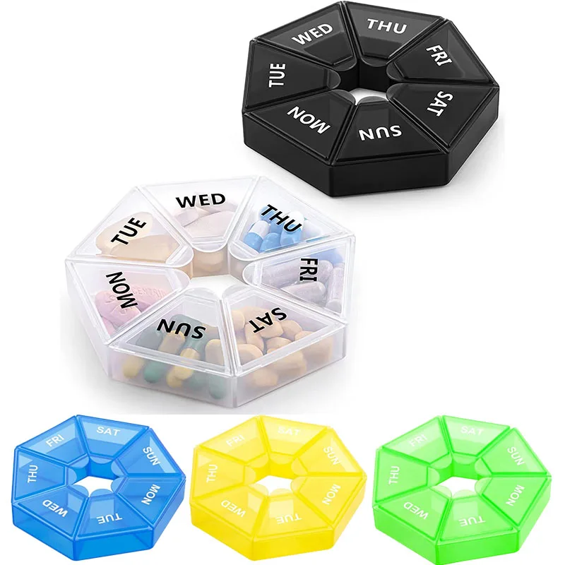 1/4Pcs Pill Case Pl… - image