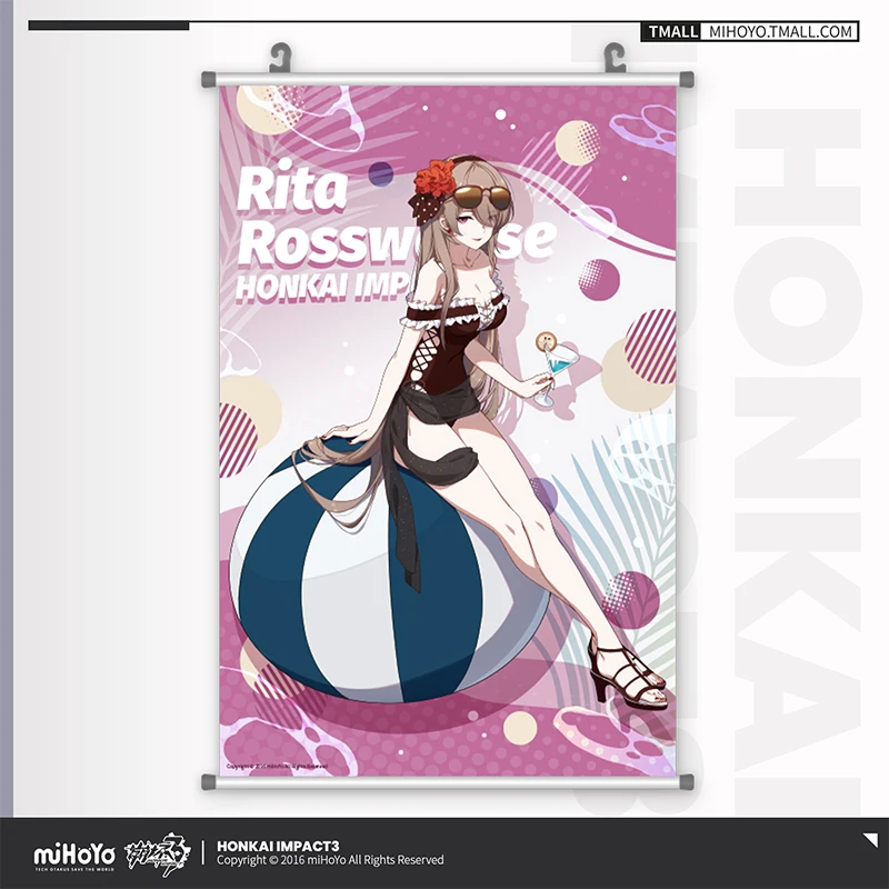 Honkai Impact 3rd Official Merch miHoYo Original Authentic Summer Series Rita Poster