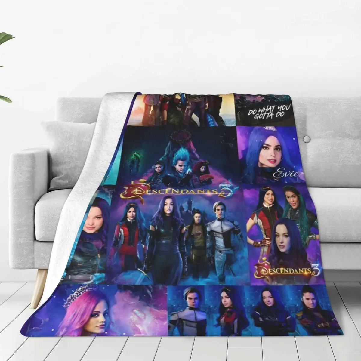 Descendants 4 The Rise Of Red Blanket Velvet All Season Kylie Cantrall Multifunction Warm Throw Blanket Home Outdoor Rug Piece