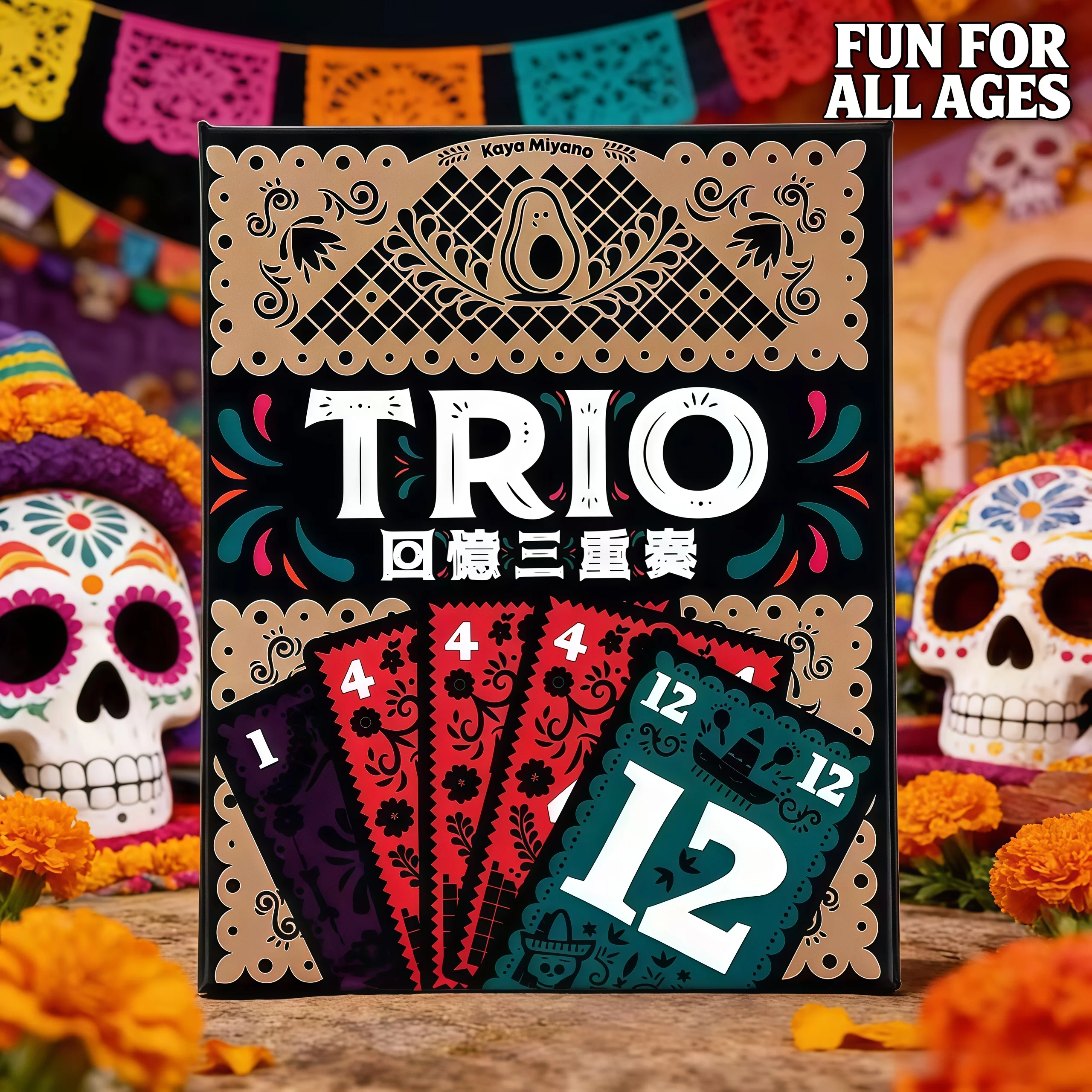 

Карточная игра TRIO Strategy: идеальное развлечение для семейных игр, ночей и вечеринок, подходящая для всех возрастных групп