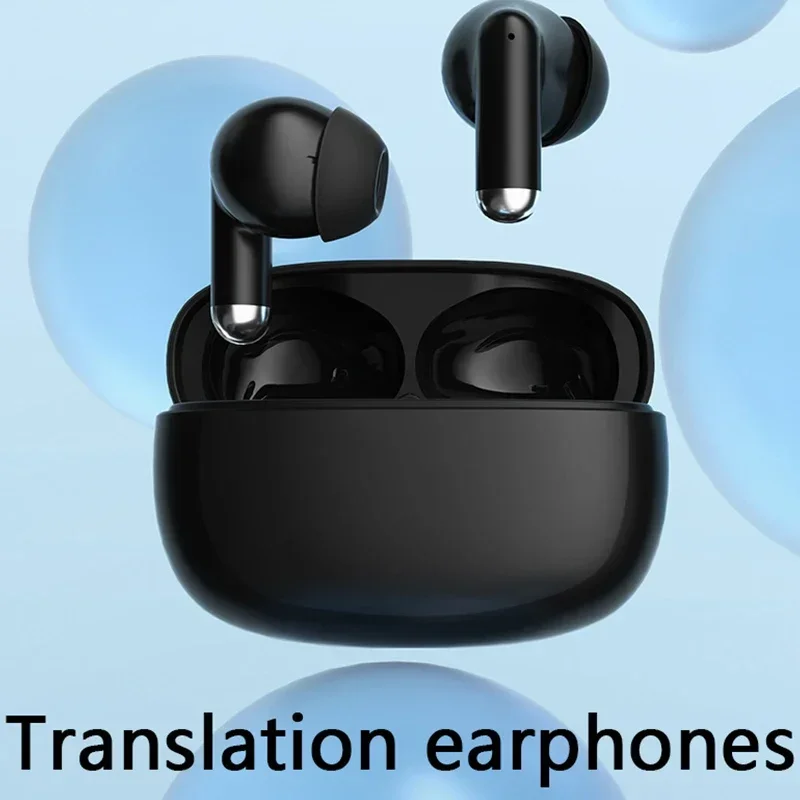 2024 nuevos auriculares de traducción 144 idiomas traducción instantánea traductor de voz inteligente inalámbrico Bluetooth AI traductor auricular