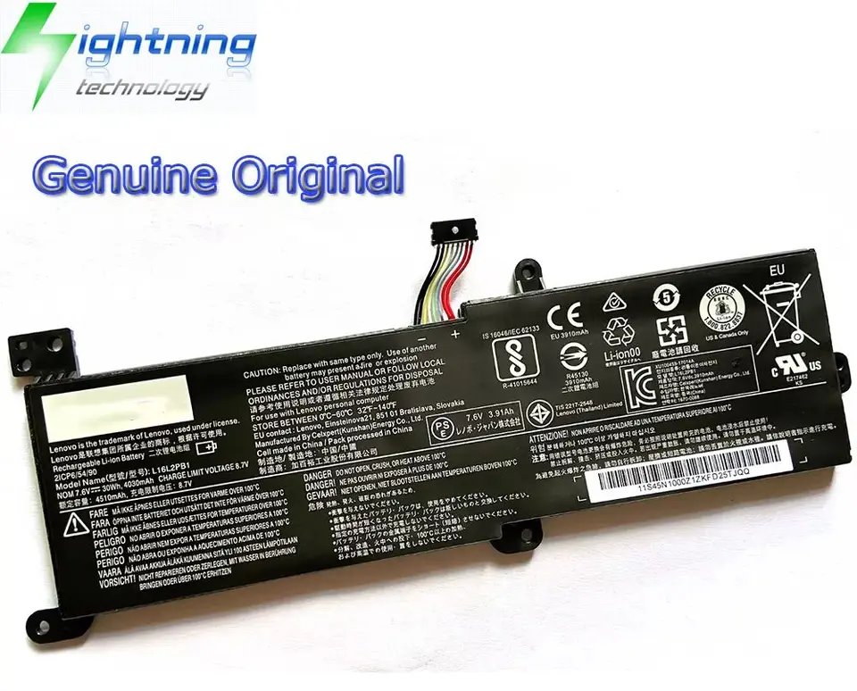 New Genuine Original L16C2PB1 7.6V 30Wh Laptop Battery for Lenovo