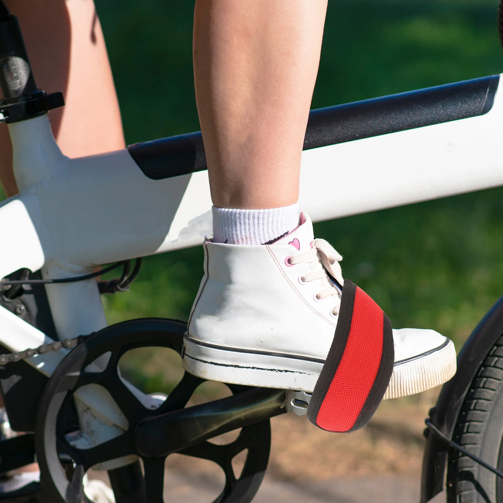 

2 Pcs Leg Straps Adjustable Cycling Pedal Bike Exercise Toe for Pedals Footrest Drawstring