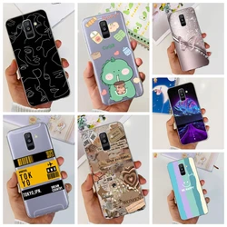 For Samsung A6 Plus 2018 Case Silicone Cute Funny Clear TPU Shockproof Back Cover For Samsung Galaxy A6 Plus A6Plus Phone Case