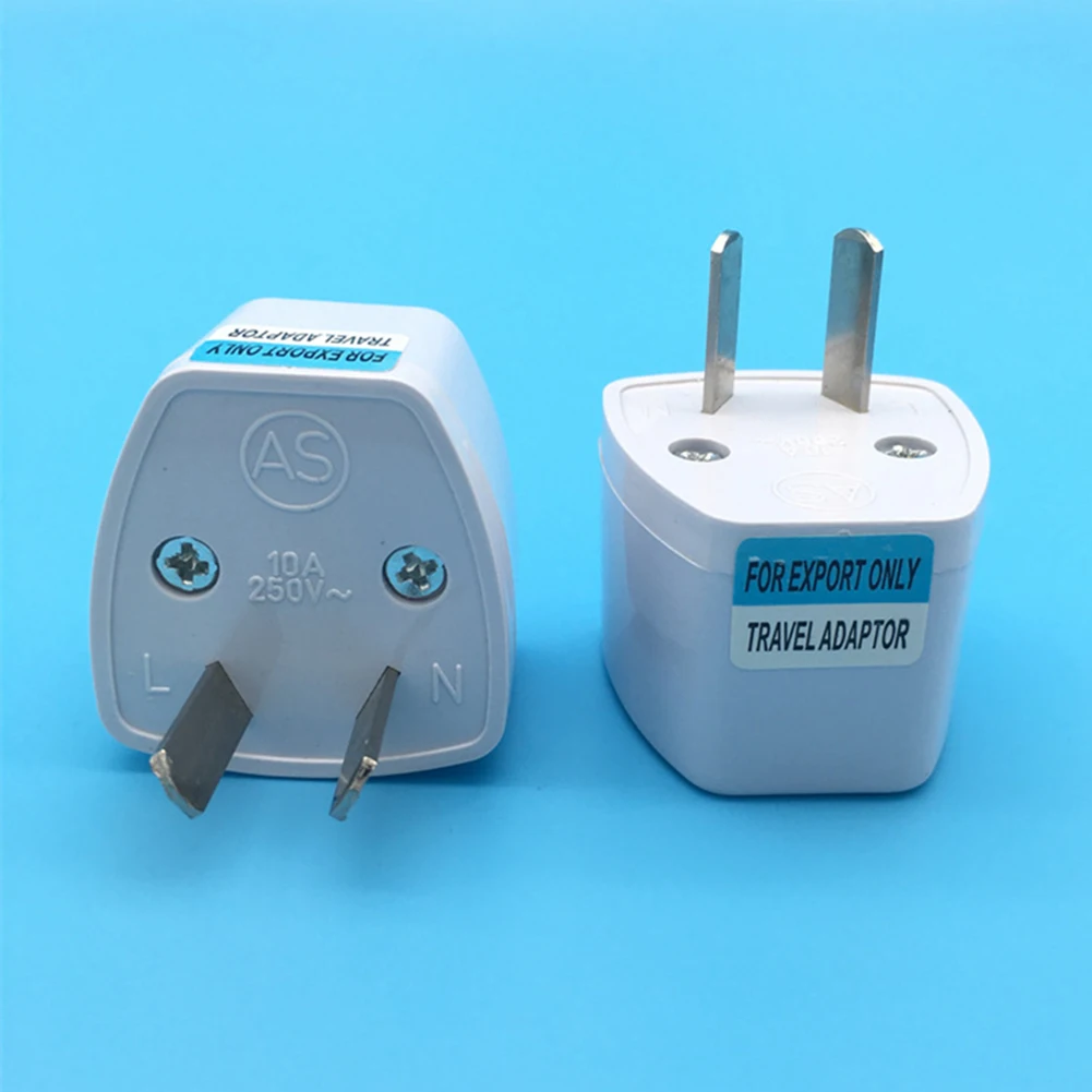 

Universal Adapter Lightweight US EU To AU Power Plug Reusable Portable Charger Converter for AU Outlet