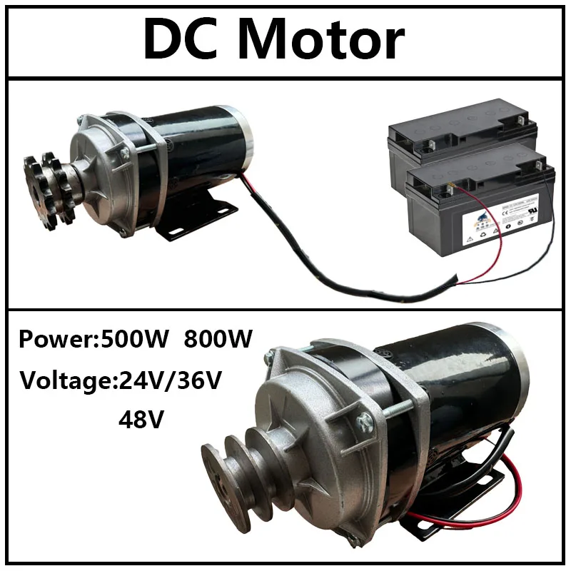 1500W DC Motor Permanent Magnet Generator Micro Brushed Motor Brushed High Permanent Magnet 1500RPM Gear Electric Motor