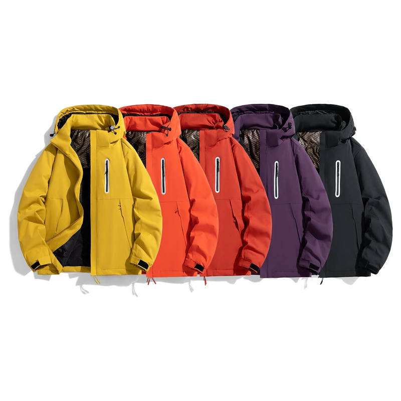 เสื้อแจ็คเก็ตบุหนานุ่มสบายคุณภาพสูงสำหรับกิจกรรมกลางแจ้ง  แบบมีฮู้ด เหมาะสำหรับฤดูหนาวและสวมใส่ทำงาน