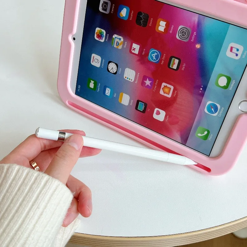 حافظة ثلاثية الأبعاد سانريو ماي ميلودي لجهاز iPad Mini 4 5 6 7 Air 4 5 6 10.9 11in غطاء حماية من السيليكون مضاد للسقوط 10th 11th Gen حافظة لجهاز لوحي