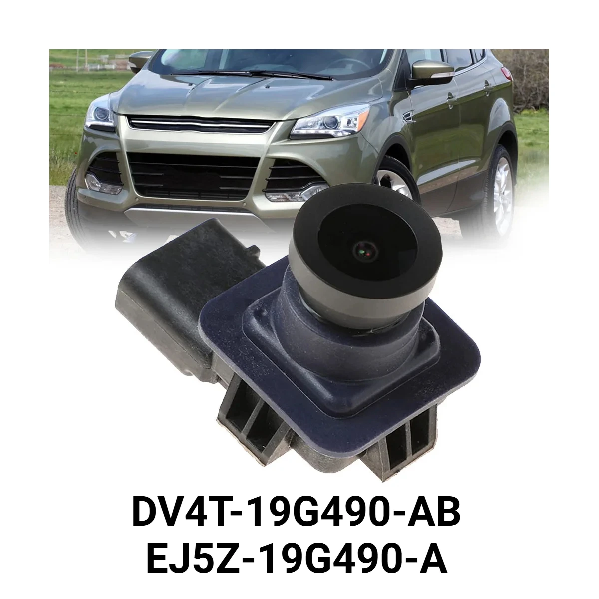 

DV4T-19G490-AB EJ5Z-19G490-A Black New Rear View Backup Parking Vehicle HD Camera for Ford Escape 2013-2017 DV4T-19G490-A