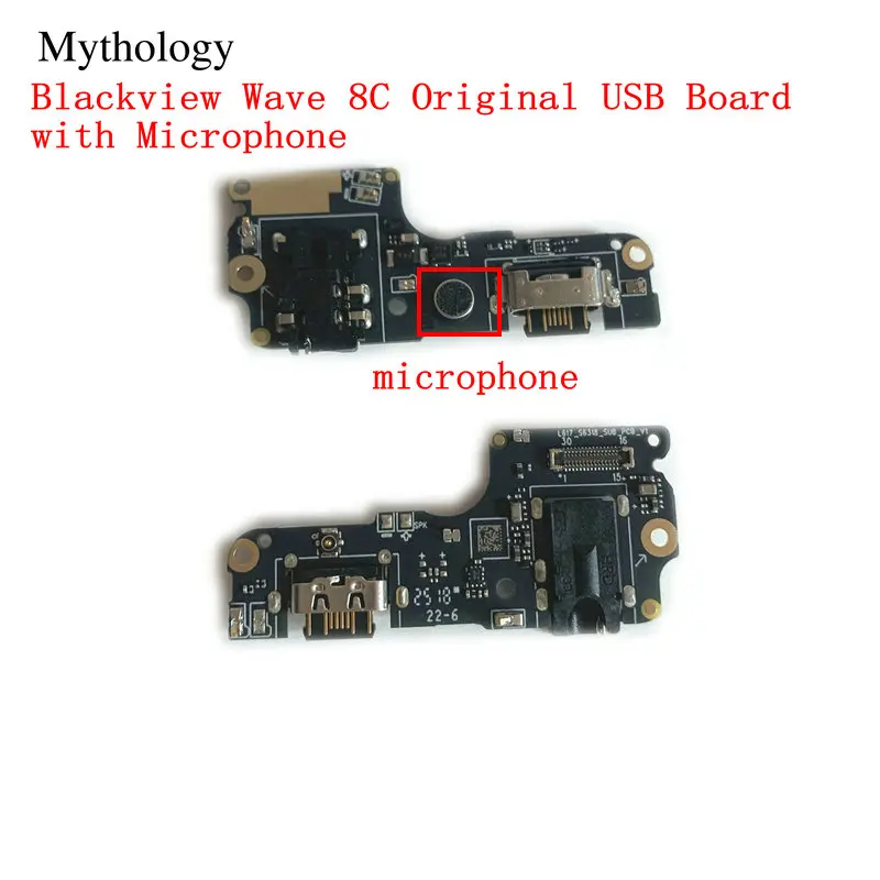 For Blackview Wave 8C USB Board Microphone Original Charger Circuits Mobile Phone Repair Parts
