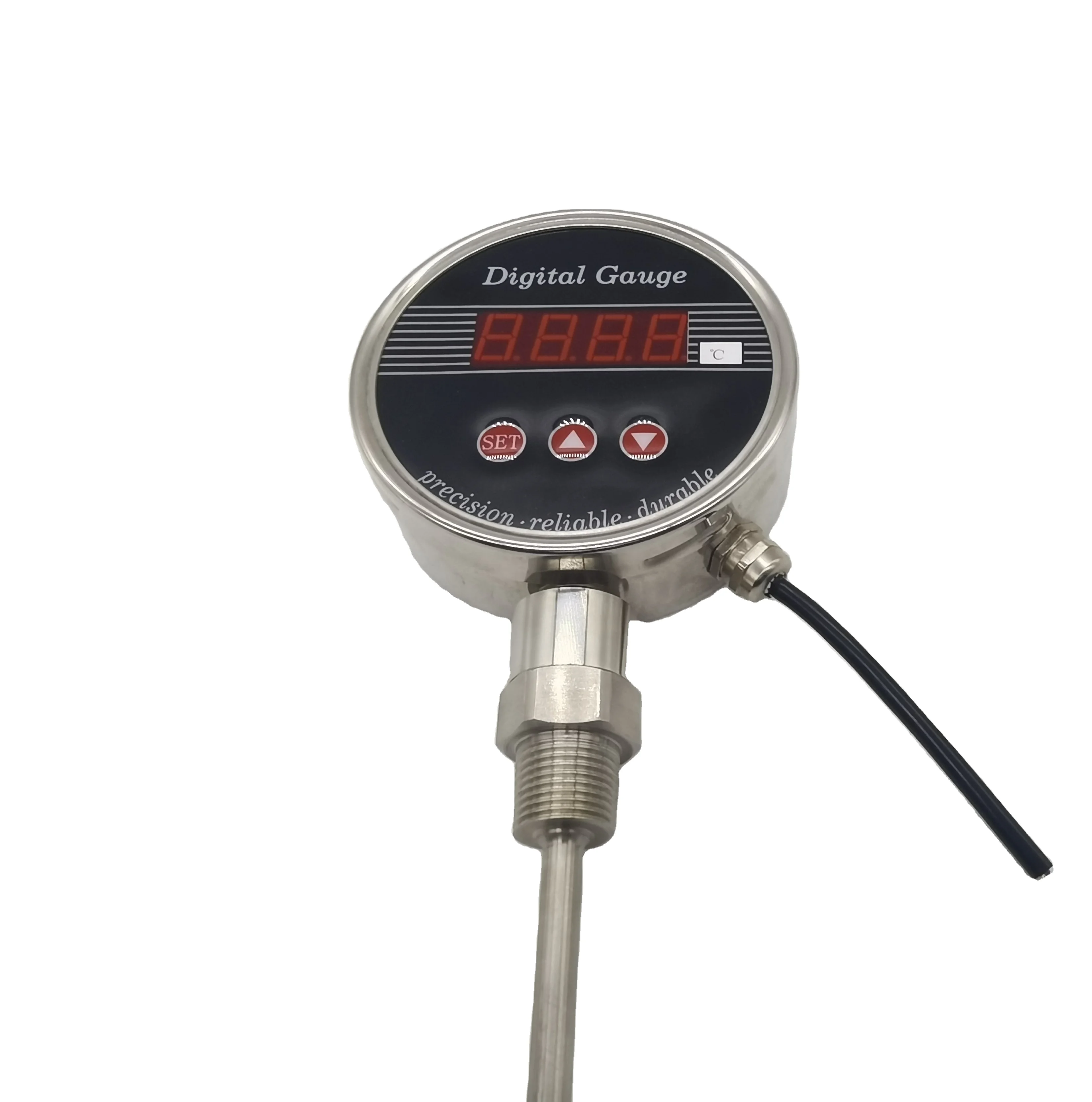 

4-20mA 0-300C Integrated LCD or LED Display Chemical Industry Temperature Transmitter pt100 Temperature Sensor
