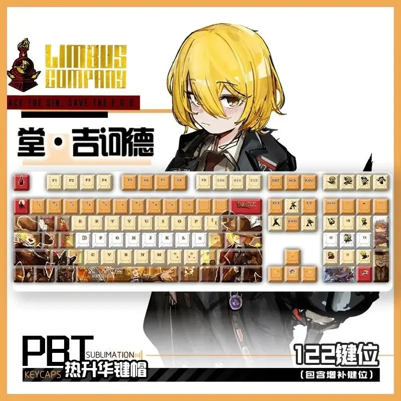 Keycaps PBT 122 teclas Limbus Company Don Quixote — vista 3