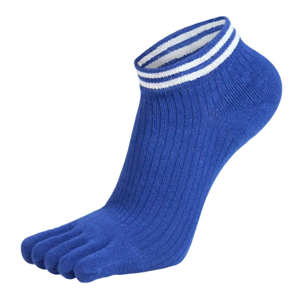 1 Pair of Mesh Socks EU36-40 Five Finger Socks Mesh Anti Friction Five Toe Socks Cotton Breathable No Show Ankle Socks Sports