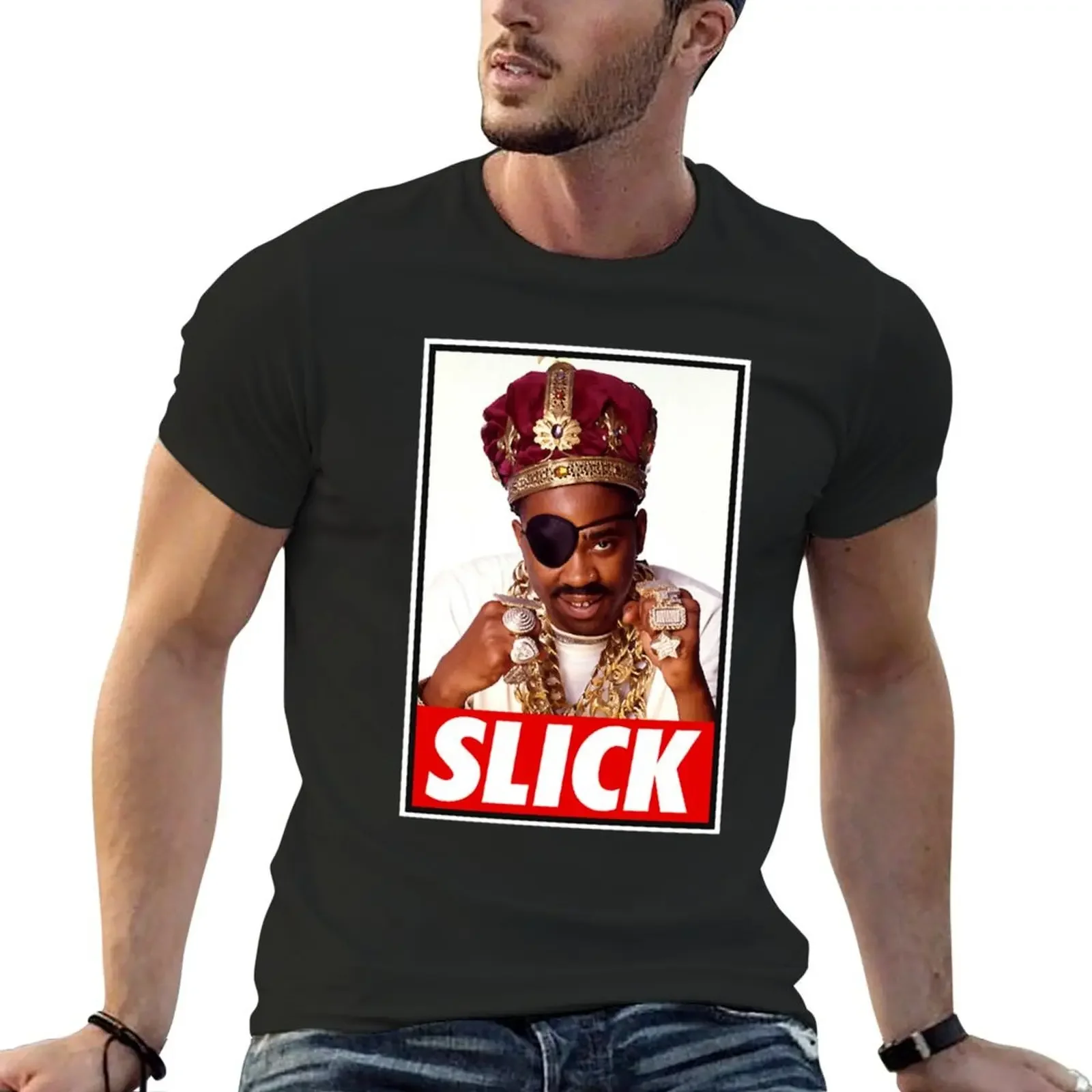 

Slick Rick The Ruler Dj Electronic T-Shirt graphics boys whites boys animal print blanks mens clothes