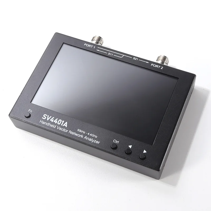 SV4401A 50KHz-4.4GHz Vector Network Analyzer 100dB Dynamic VNA 7-inch Touch LCD Internal memory MF/LF/HF/VHF/UHF Band