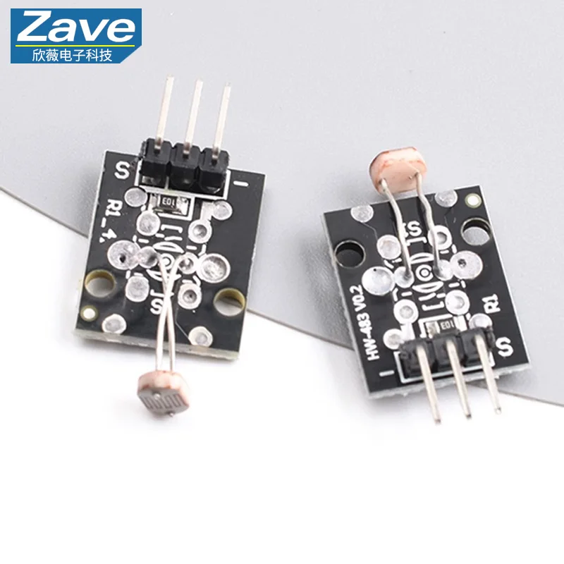 Modulo resistore fotosensibile - Sensore di luce 5 V, scheda di sviluppo microcomputer a chip singolo, scheda di apprendimento della programmazione, robot