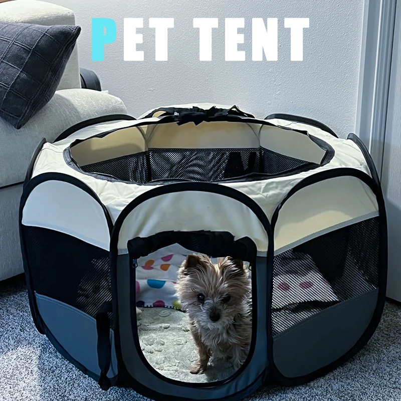 

Складной переносной манеж для мелких животных с крышкой для цыплят, щенков, котят и других мелких питомцев, для использования в помещении/на улице