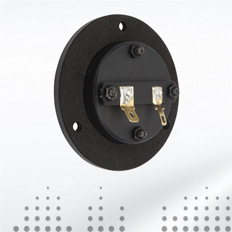 FFYY-DIY Ribbon Tweeter 4 Ohm Oval Aluminum Cover Haier Style High Pitch Pneumatic Speaker Super Tweeter 2Pcs