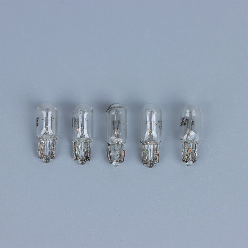 

10Pcs 12V 3W T6.5 Car Dashboard Instrument Panel Light Indicator Light High Temperature Resistant Lighting Accessories