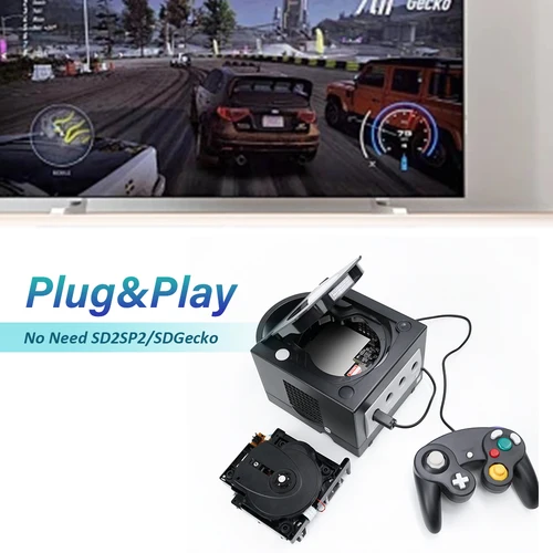 Imagen 2 del producto Emulador de unidad óptica RetroScaler CUBEODE V1.2 para GC Loder Swiss SD2SP2, reemplazo para todas las versiones, consola de juegos NGC GameCube