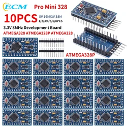 1-10pcs Pro Mini 328 ATMEGA328 Module Development Board 5V 16MHz ATMEGA328 ATMEGA328P ATMEGA328 Development Board for Arduino