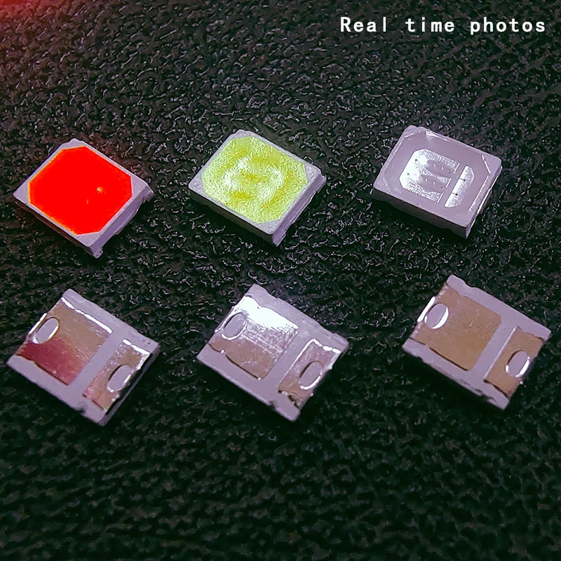 100PCS, 2835 red，green，blue，Highlight LED beads, red light, green light, blue light, power: 1W, voltage: 9V18V36V54V