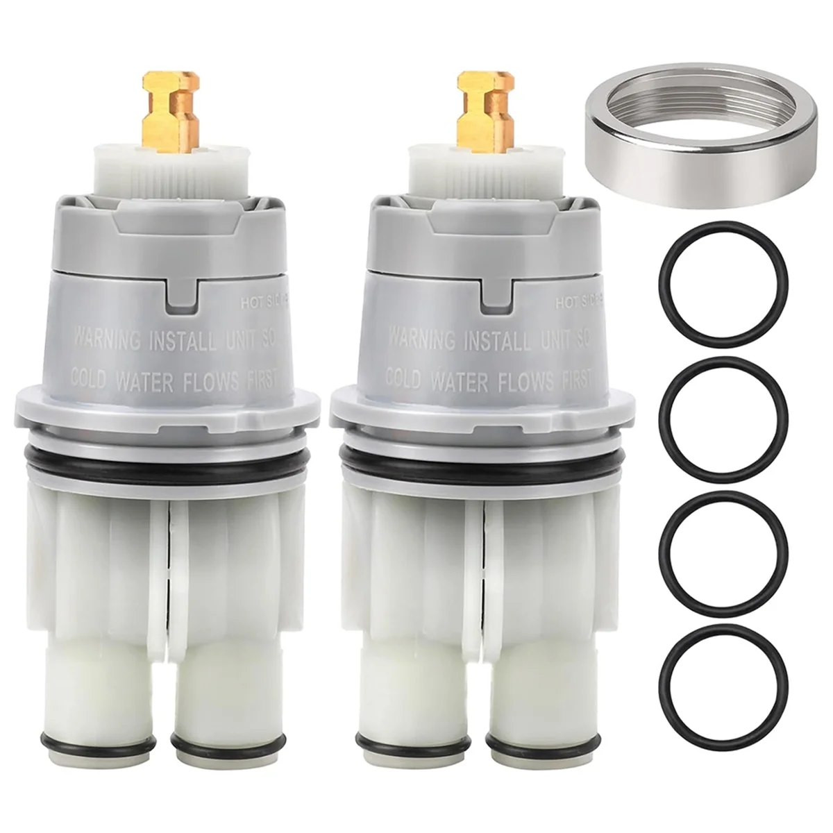 2 PCS RP46074 Shower Cartridges Replacement for 13/14 Series Single Handle Valve Replacement Parts Repair Kit