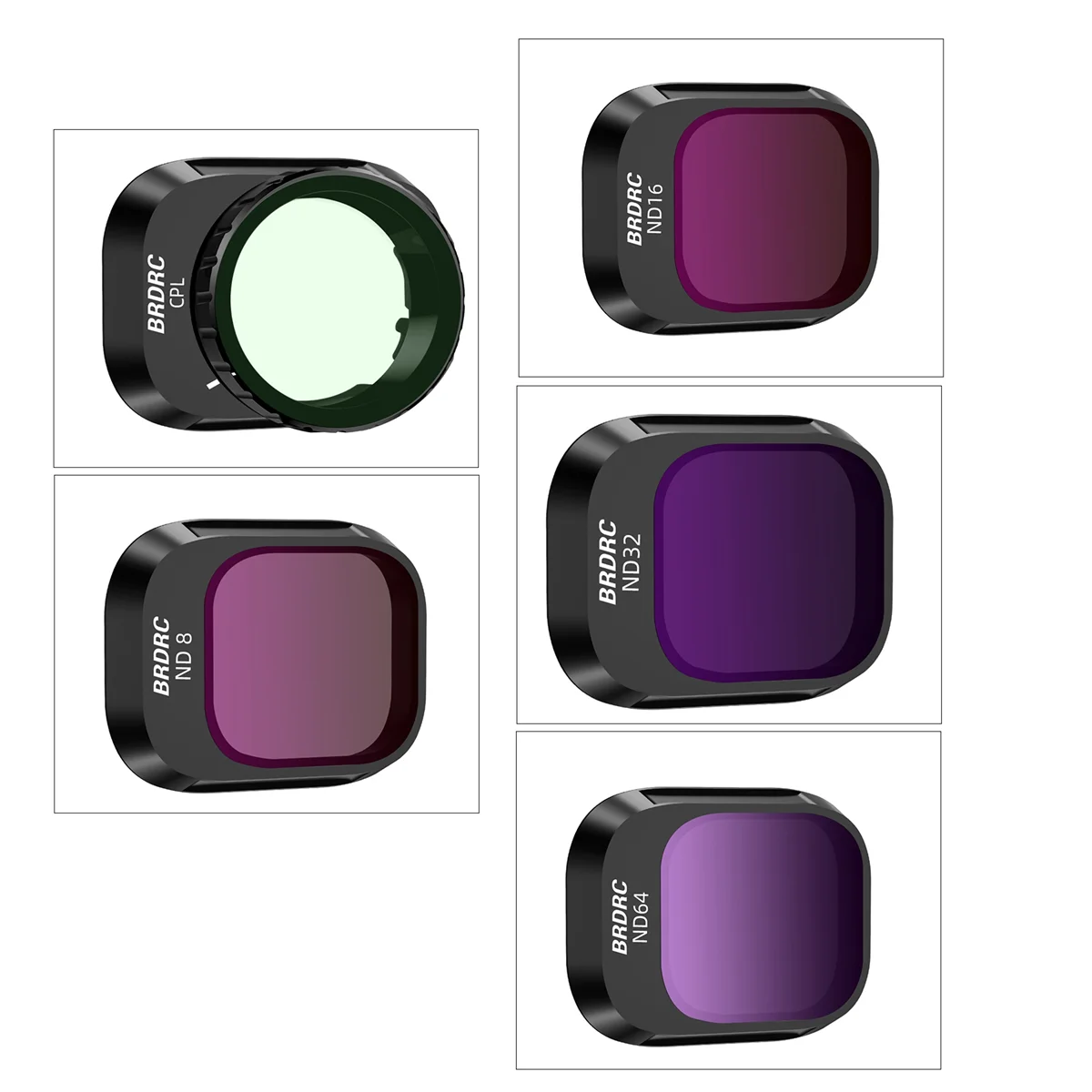 BRDRC per DJI Mini 4 Pro filtro protezione lente UV polarizzazione CPL ND8 ND16 ND32 ND64 riduzione della luce filtro obiettivo Drone