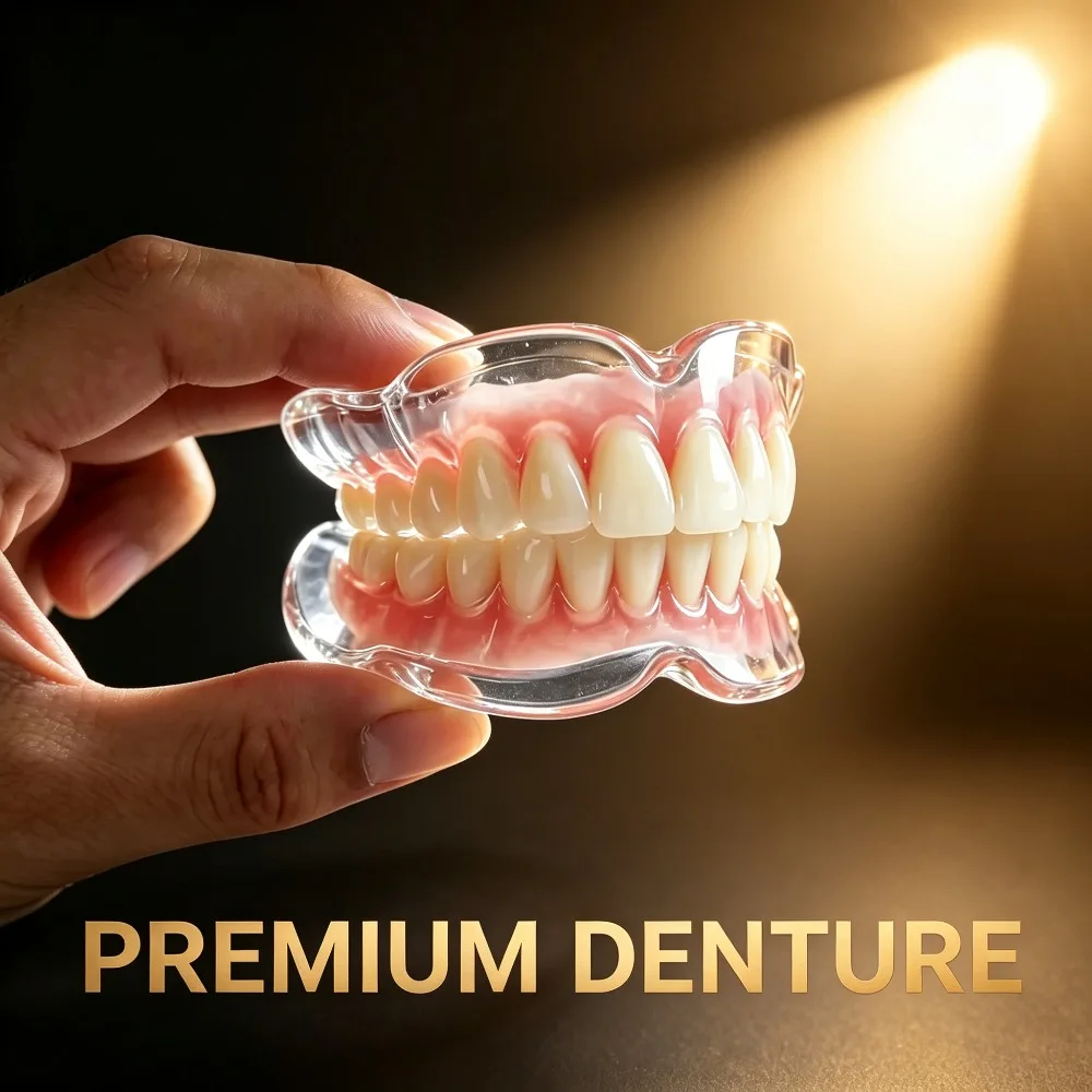 Immediate Dentures: Denture Bases Made for Adults with Full Tooth Loss