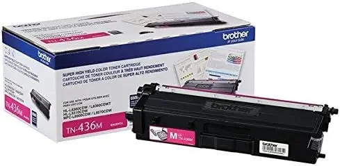 TN436C, TN436Y, TN436M 4-Color Super High Yield Toner Cartridge Set Brother TN436BK,