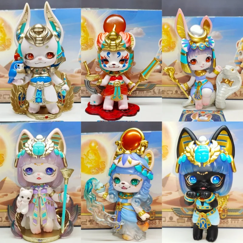 

In Spot New Aaru Garden V3 Egyptian Mythology Series Blind Box Action Figure Surprise Mystery Box Kawaii Collectible Gift Toys