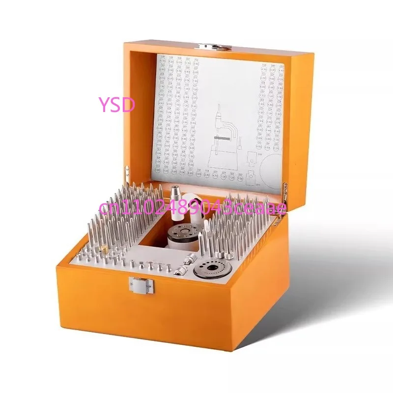 Watch Repair Tools 130 Precision Punches  Table Set Watch Movement Balance Wheel Pendulum Shaft Disassembly and Assembly Tool