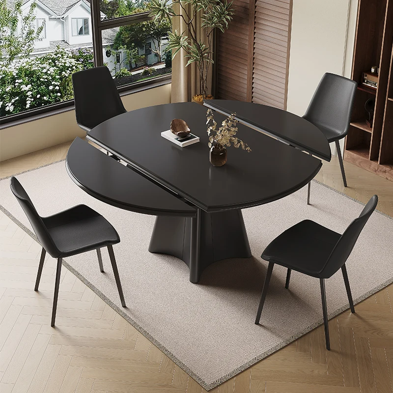 Round Restaurant Dining Table Marble Center Nordic Luxury Living Room Dining Table Modern Service Muebles Living Room Furniture