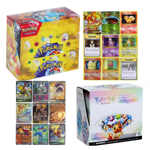 Newest 324Pcs 2026 30th Anniversary Edition Pokemon Cards MEGA EVOLUTION Pokemon Booster Box Collectible Tradiner Card Game