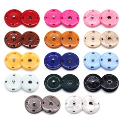 Nuovo di alta qualità 10 paia/lotto colorato invisibile snap fashion button Fasteners Press cucito soprabito bottone accessorio per abbigliamento fai da te