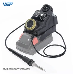 WEP 937D-I Portable Soldering Station Electric Cordless Solder Iron  Kit Fast Heating For DEWALT Milwaukee MAKITA Battery 18/20V