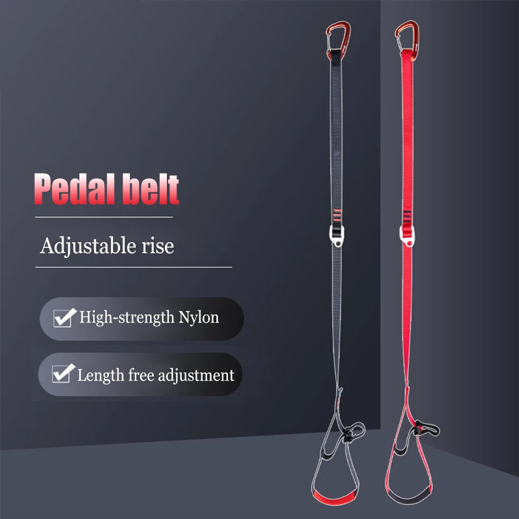 Rock Climbing Foot Loop Professional Sturdy Simple Ascending Accessories Adjustable Climb Strap Mountaineering Tools