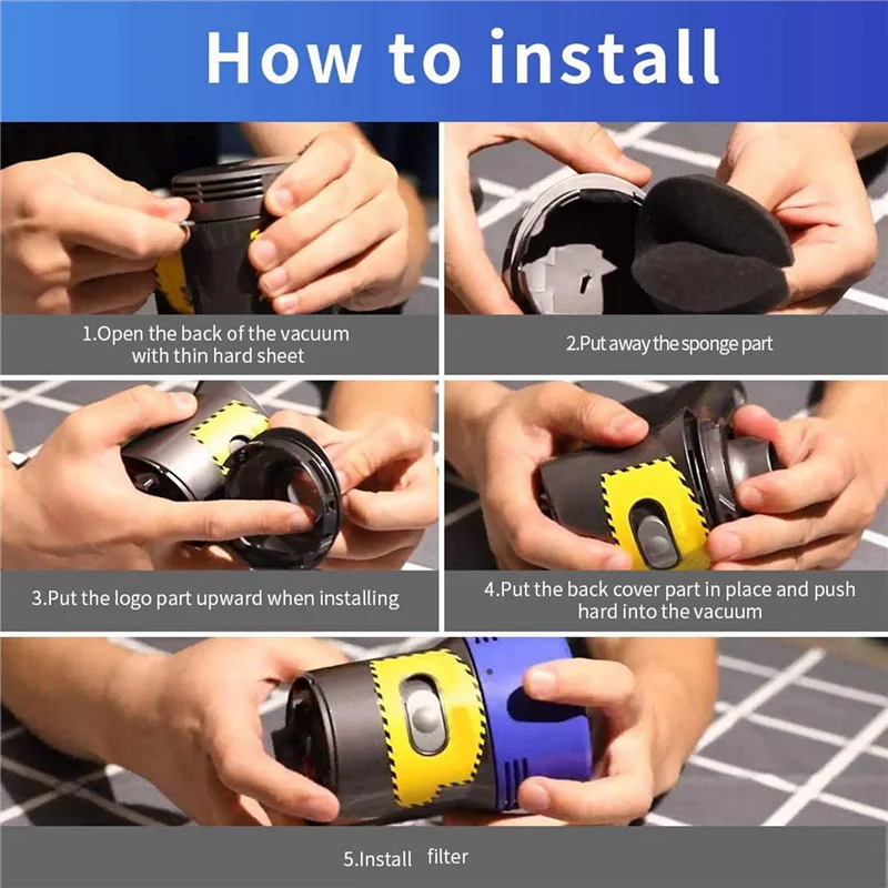 5X ملحقات المكنسة الكهربائية لدايسون V7 V8 محرك المكنسة الكهربائية الغطاء الخلفي الملحقات الصغيرة A62X