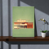 Richard Neutra, VDL Studio and Residences Poster Canvas Art Room Wall Painting Home Decor