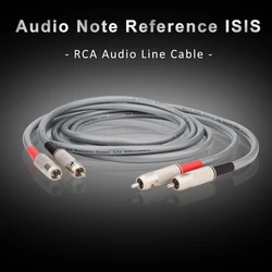 Audio Note Reference ISIS RCA Audio Line Cable Silver Plated 99.9999% RCA Interconnects With Box