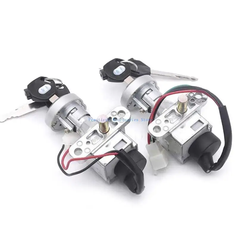 U75E دراجة نارية بدء مفتاح إشعال كاتب التبديل مفتاح القفل 4 سلك/2 سلك العالمي دراجة نارية سكوتر تعديل الملحقات