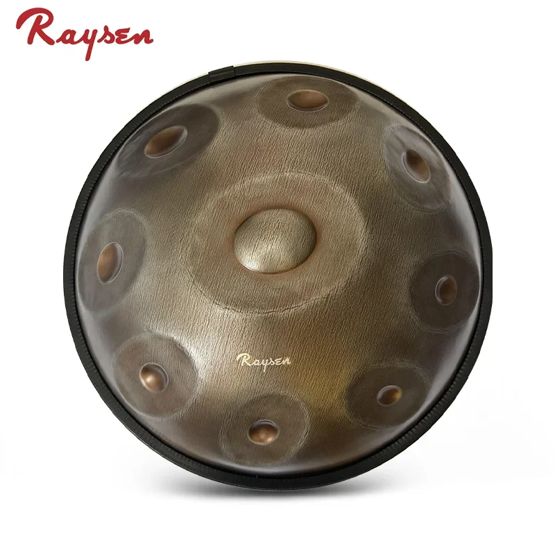 Hand Pan Drum For Professional 440 Hz 432 Hz Mini F Kurd 9+5 Note Drum Instrument Golden Handpan