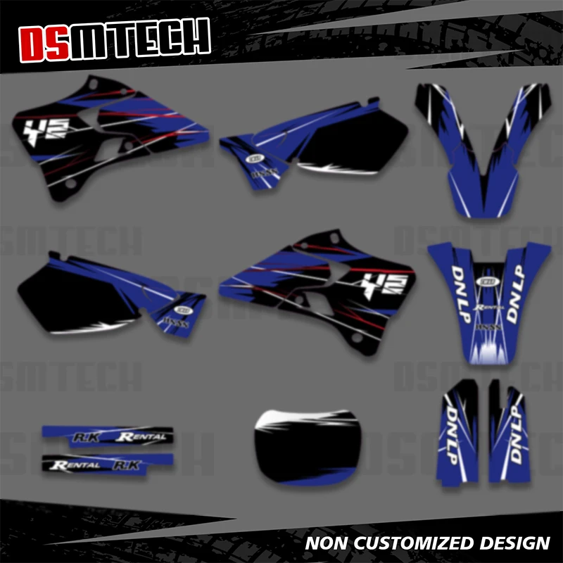 

DSMTECH Custom Motorcycle Decal Sticker Graphics Kit For YAMAHA YZ 125 YZ 250 YZ125 YZ250 1996 1997 1998 1999 2000 2001