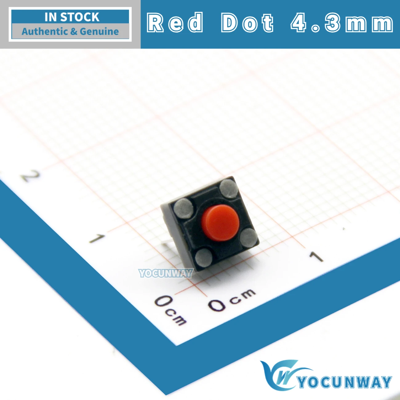 10 Pcs New Original Kailh Silent 4.3mm 7.3mm 9.5mm Mouse Micro Switch Micro Switch Mute Button Tact Switch