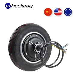 Electric Scooter Motor Parts, Vacuum Tire, Modified Wheel Brushless Motor Set, 10 Inch, 36V, 48V, 350W, 500W, 800W, 1000W, TX