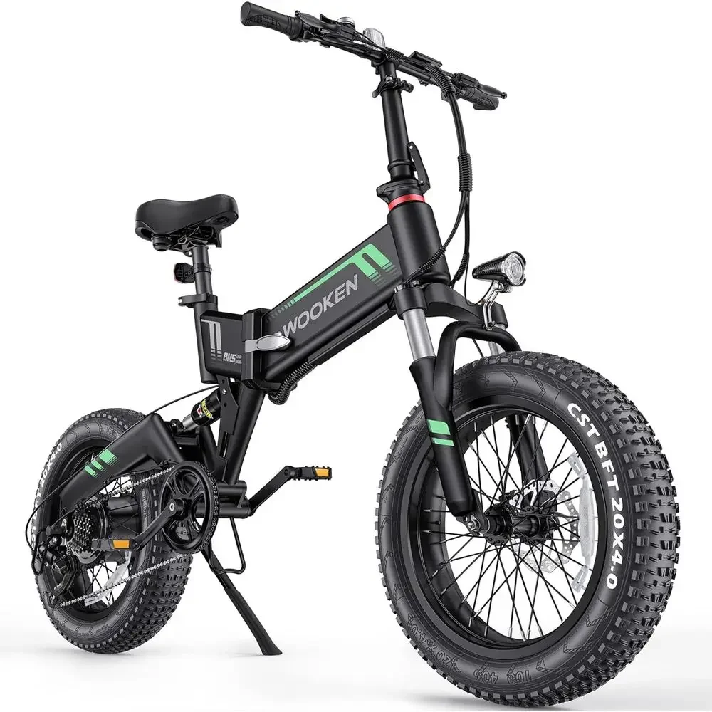 

Adults 20 750W Electric Bike, 20MPH, 48V 10Ah Removable Battery, 7-Speed, UL 2849 Certified