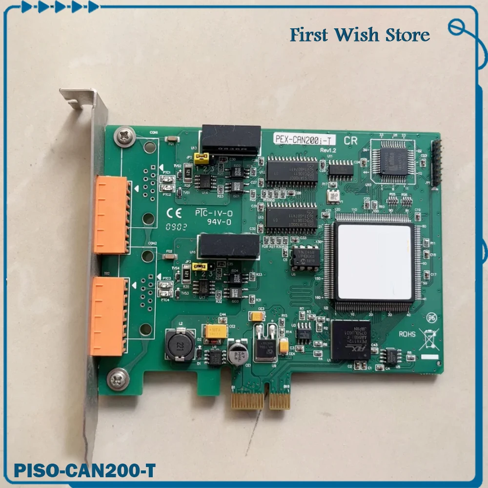 For ICP DAS 2-Port Isolation Protection CAN Communication Card PISO-CAN200-T