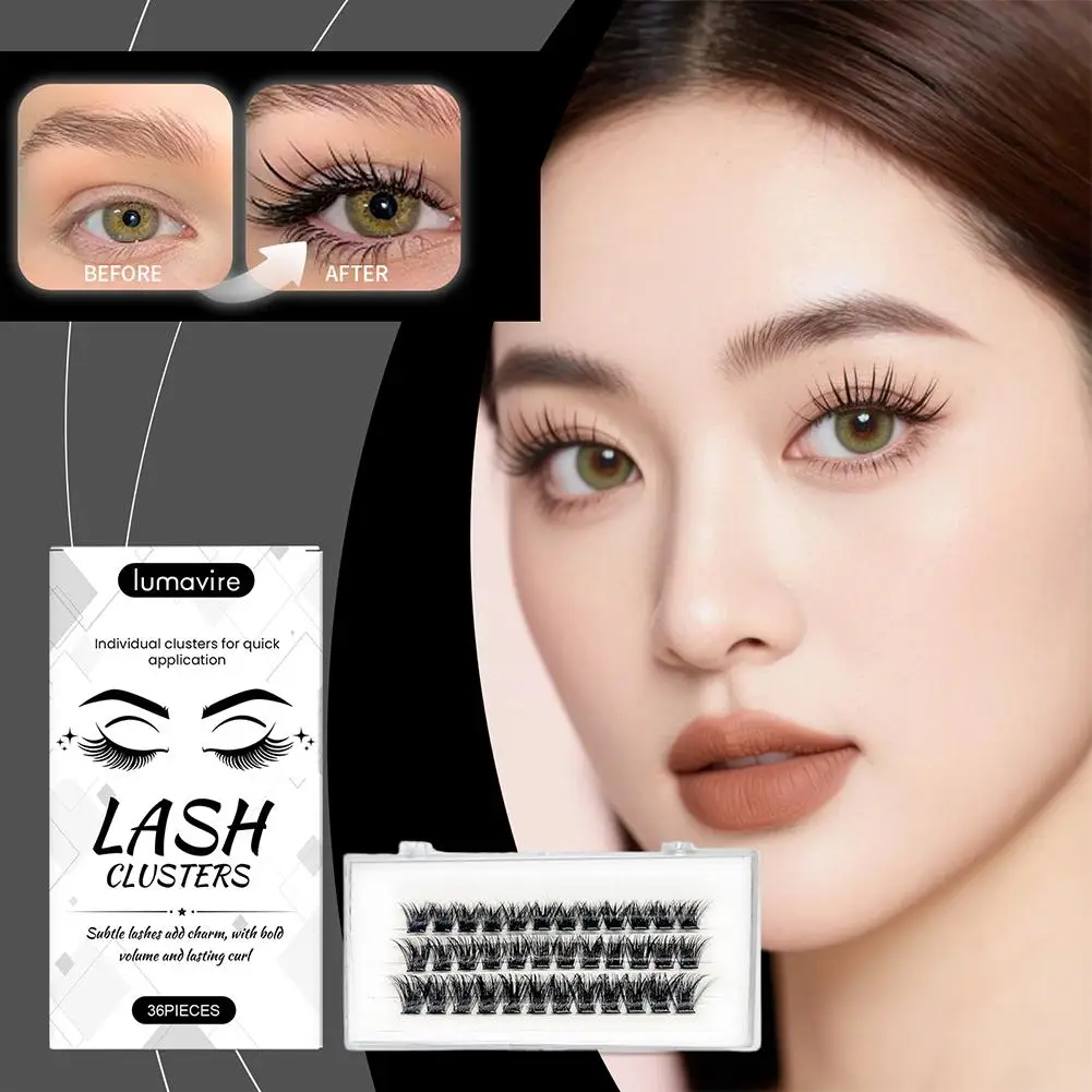 Comic Spire Eyelash Extension Natural Lightweight 3D Manga Anime Lashes Makeup False Eyelashes Mink Tool K0S1