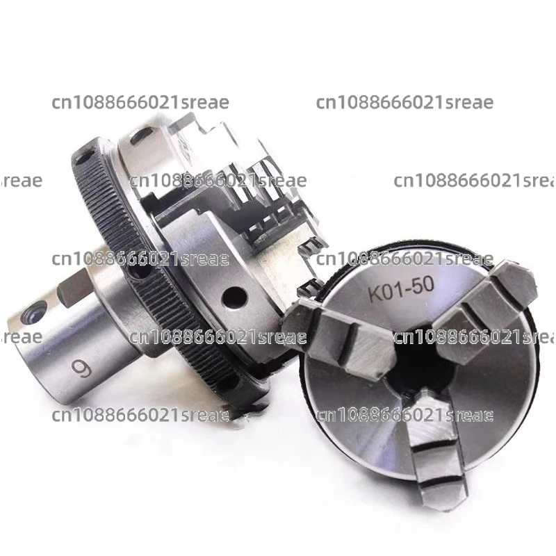 

K01-50/63/80/100 3 Jaw Self-Centering 50/63/80/100mm(1.94/2.48/3.15/3.94ft) Manual Scroll Mini Wood Lathe Chuck