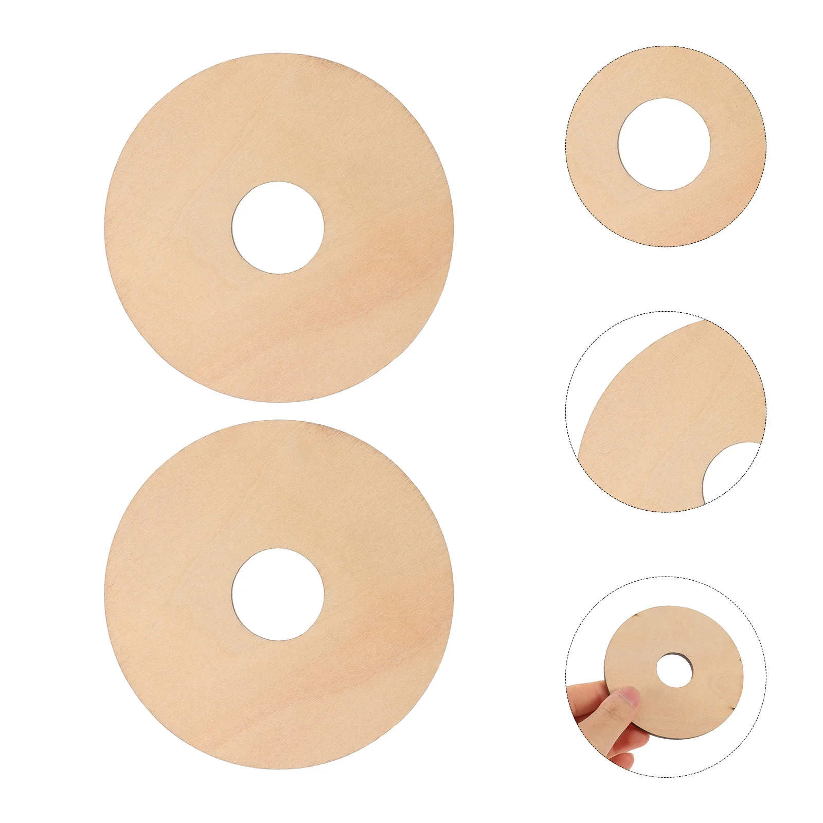 

10Pcs Wooden Wick Holders Centering Device for Making Keep Wick Centered in Jars Natural Craft Tool for Homemade Soy